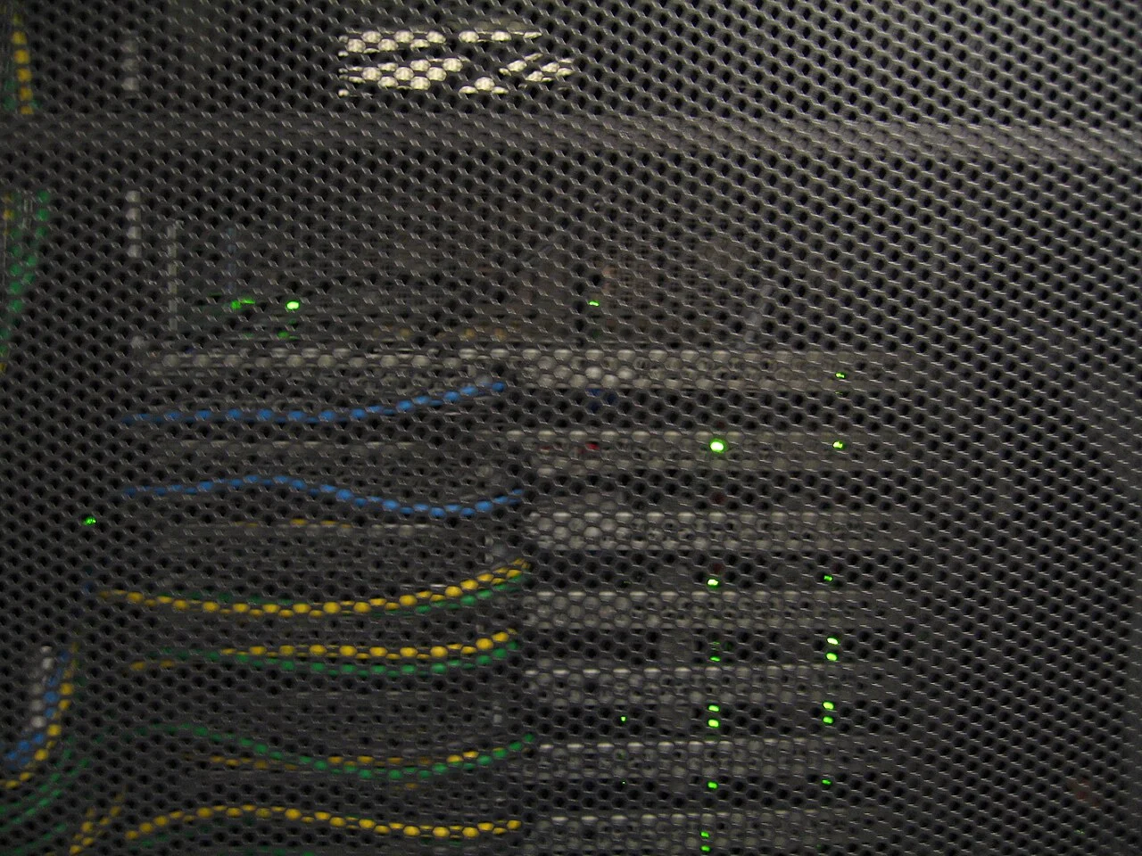 IBM server rack internals