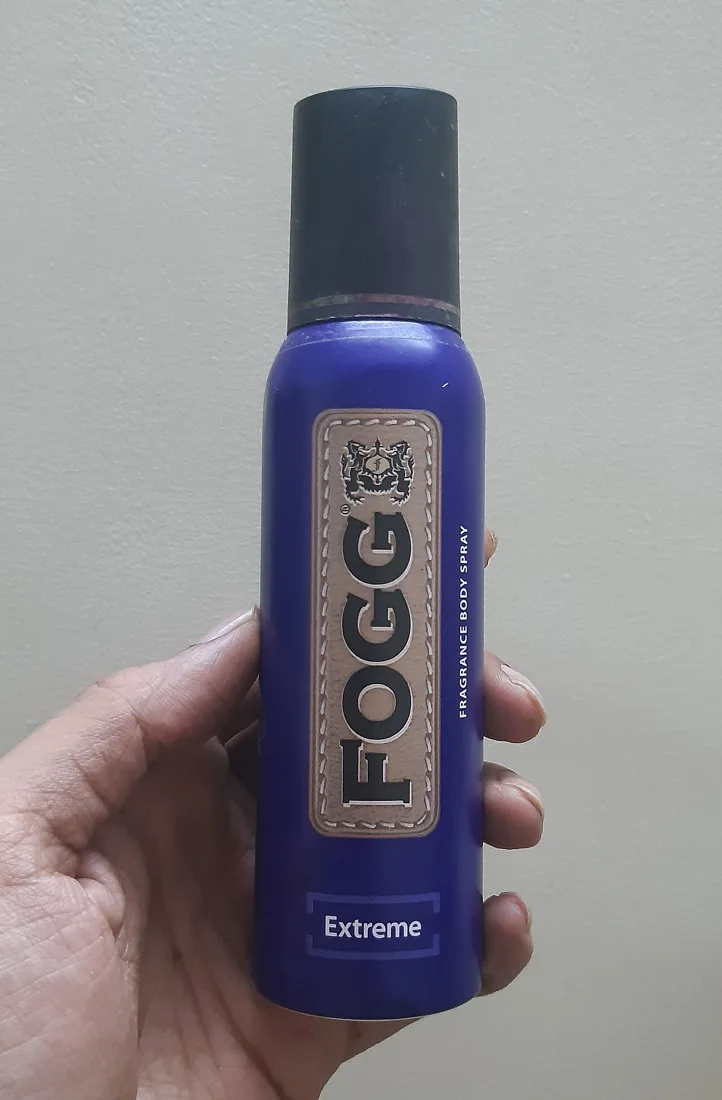 Photo of a Fogg deodorant bottle