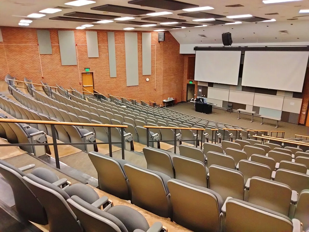 A lecture hall in Morton Hall @ Ohio University